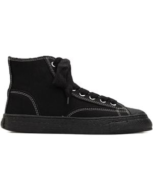 General Scale. Roy High-Top Canvas Sneakers - Black