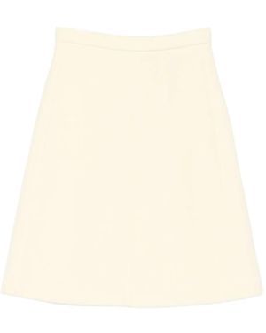 N°21 Wool Blend Skirt - Natural