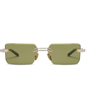 T Henri Eyewear Gafas De Sol Con Montura Cuadrada - Verde