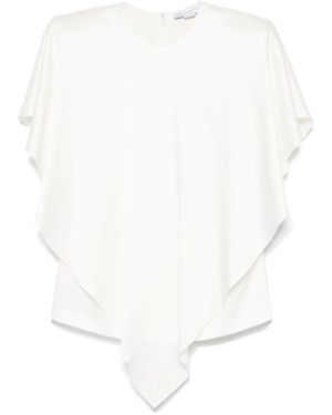 Stella McCartney Blusa asimétrica - Blanco