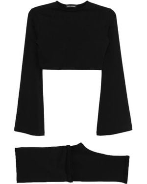 Xenia Magera Jersey Set - Black