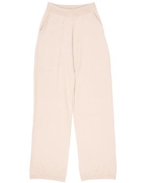 Frenckenberger Straight-Leg Cashmere Trousers - White