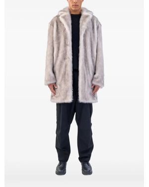 Unreal Fur Faux-Fur Coat - Grey