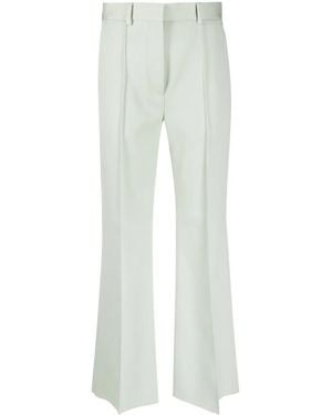 Lanvin Cropped Flared Trousers - White