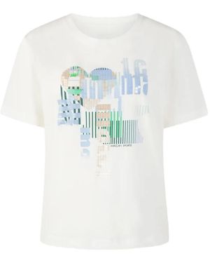 Marc Cain Graphic Print T-Shirt - White