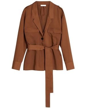 Ferragamo Deconstructed Blazer - Brown
