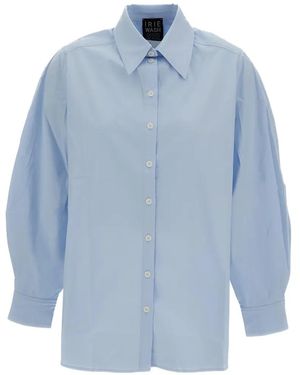 Irie Chemise À Boutonnière Sur Le Devant - Blue
