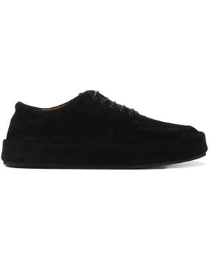 Marsèll Lace-Up Round Derby Shoes - Black