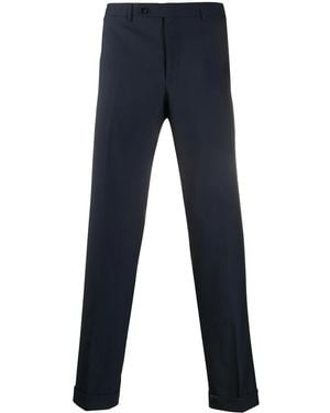 Canali Slim Tailored Trousers - Blue