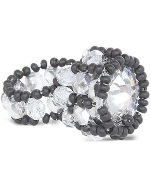 Maria Calderara Beaded Ring - White