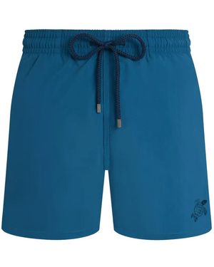 Vilebrequin Micro Ronde Des Tortues Swim Shorts - Blue