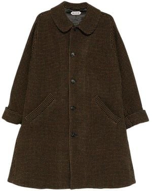 Bode Hedgerow Buttoned Coat - Brown