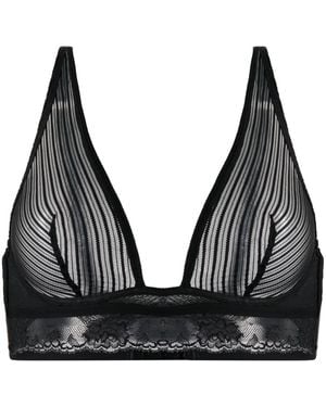 Wolford Bh Mit Streifen - Schwarz