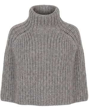 Sa Su Phi Ribbed-Knit Cashmere Jumper - Grey