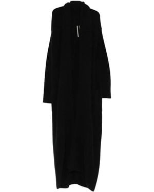 Rick Owens Long Cardigan - Black