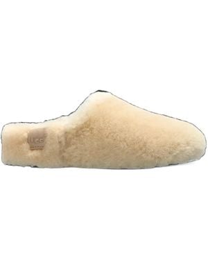 UGG Elea Fluffed Slip-Ons - White