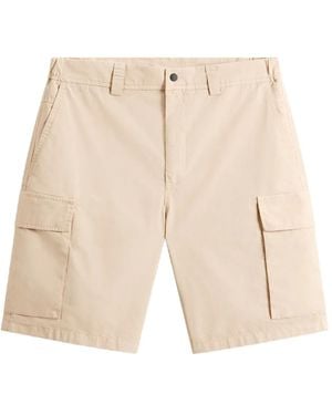 Woolrich Cargo-Shorts aus Gabardine - Natur
