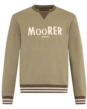 Moorer Marten Sweater Met Ronde Hals - Groen