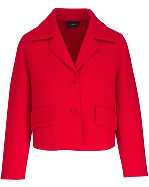 Akris Wes Wool Jacket - Red