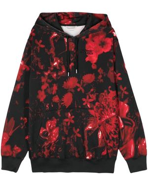 McQueen Hooded Sweatshirt - Red