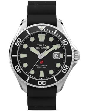 Timex Deepwater 44Mm Watch - Schwarz
