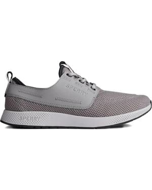 Sperry Top-Sider 7 Seas Three-Eyelet Mesh Sneakers - Gray