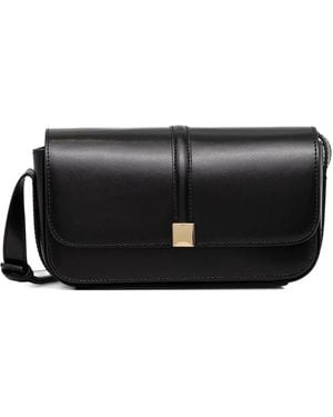 Marc O' Polo Rectangular Leather Cross Body Bag - Schwarz
