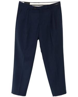 Michael Coal Tailored Trousers - Blue