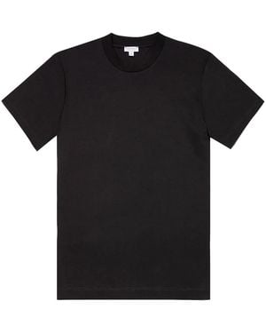 Sunspel T-Shirt aus Jersey - Schwarz