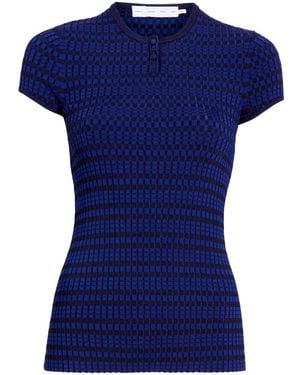 Proenza Schouler Shelle Knitted Top - Blue