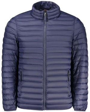 Norway 1963 Quilted Logo-Patch Jacket - Blue