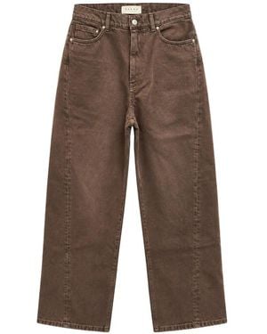 Paura Vaqueros Fear Oversize - Marrón