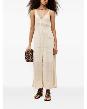 Ba&sh Robe Mi-Longue Joelle - Natural