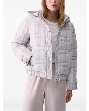 Liu Jo Printed Nylon Jacket - Gray