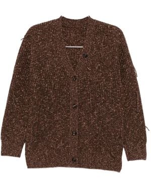JNBY Loosed Mid-Length Cardigan - Brown