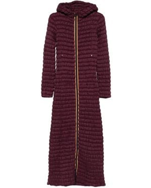 K-Way Hooded Coat - Purple