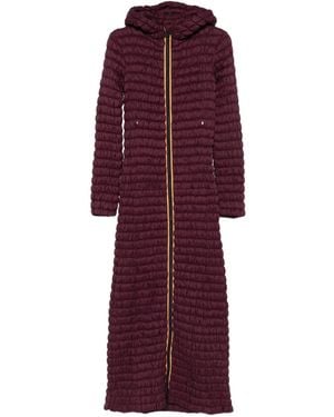 K-Way Hooded Coat - Purple