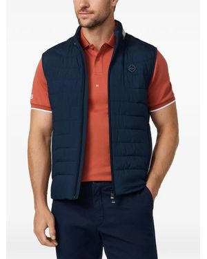 Hackett Hs Quilted Waistcoat - Blue