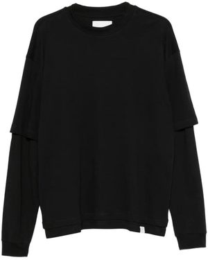 Woc Layered Long-Sleeve T-Shirt - Black
