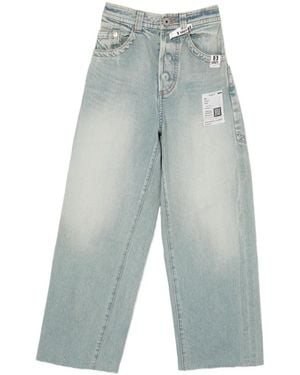 Maison Mihara Yasuhiro Logo-Patch Jeans - Blue
