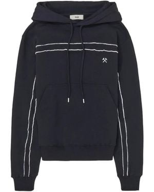 GmbH Contrast-Piping Hoodie - Black