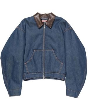 Acne Studios Insulated Denim Jacket - Blue