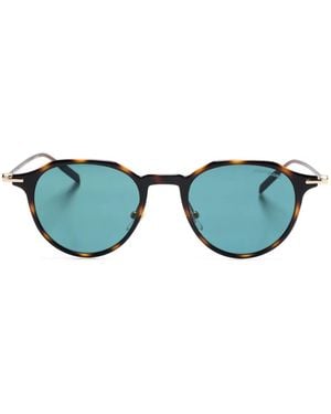 Montblanc Round-Frame Sunglasses - Blue