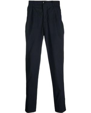 Tommy Hilfiger Cotton Tapered Trousers - Blue