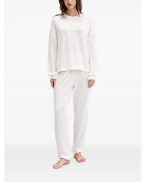 Guess Pyjama À Ornements Strassés - White