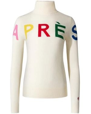 Perfect Moment Après High-Neck Merino-Wool Jumper - Natural