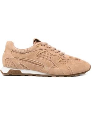 Ash Perforated Suede Trainers - Pink