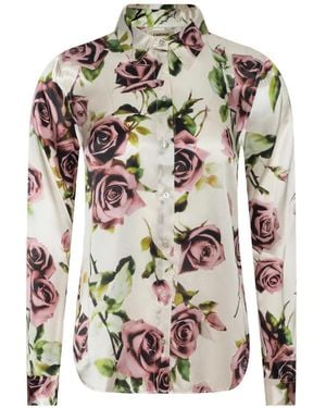L'Agence Tyler Floral-Print Blouse - White