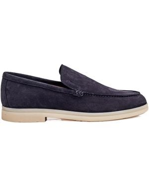 Church's Leren Loafers Met Stiksel - Blauw