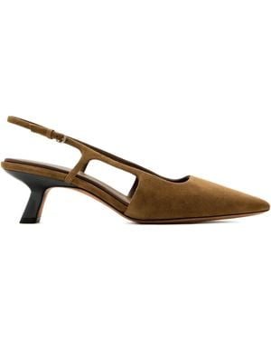Vince 50Mm Bianca Court Shoes - Brown